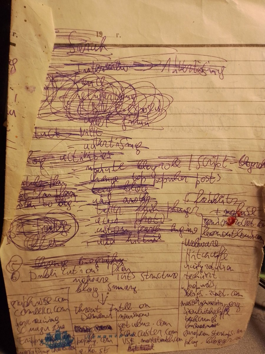 Notebook page 136 duplicate