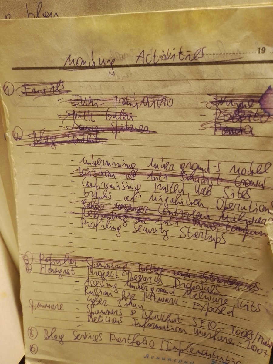 Notebook page 165 duplicate